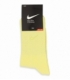جوراب ساقدار کش انگلیسی گلدوزی طرح Nike لیمویی
