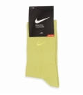 جوراب ساقدار کش انگلیسی گلدوزی طرح Nike زرد فسفری