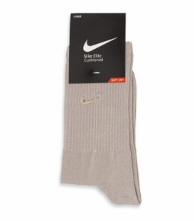 جوراب ساقدار کش انگلیسی گلدوزی طرح Nike خاکی