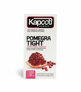 کاندوم نازک کاپوت Kapoot مدل Pomegra Tight - بسته 12 عددی