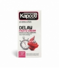 کاندوم تاخیری کاپوت Kapoot مدل Delay Fruity Cream - بسته 12 عددی
