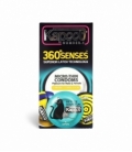 کاندوم بسیار نازک تحریک کننده کاپوت Kapoot مدل 360 Senses - بسته 12 عددی