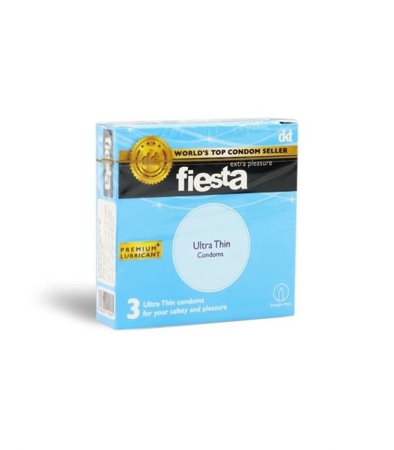 کاندوم فیستا Fiesta مدل Ultra Thin - بسته 3 عددی