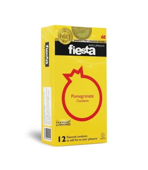 کاندوم فیستا Fiesta مدل Pomegranate - بسته 12 عددی