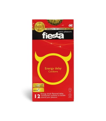 کاندوم تاخیری فیستا Fiesta مدل Energy Delay - بسته 12 عددی