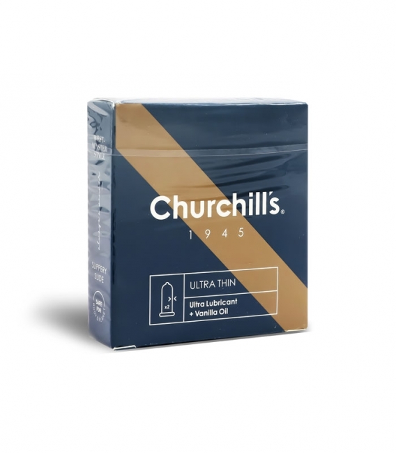 کاندوم بسیار نازک چرچیلز Churchills مدل Ultra Thin - بسته 3 عددی