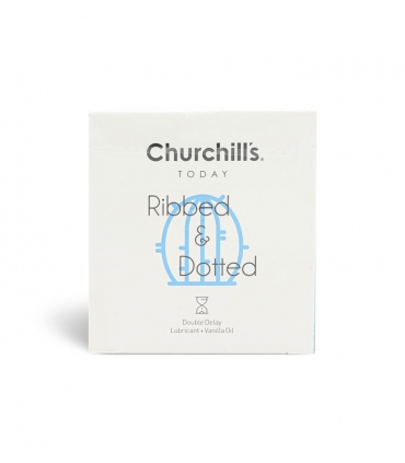 کاندوم تاخیری دابل چرچیلز Churchills مدل Round Seven - بسته 3 عددی