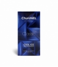 کاندوم تاخیری دابل چرچیلز Churchills مدل Cool Ice - بسته 12 عددی