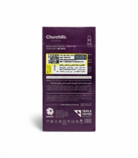 کاندوم تاخیری دابل چرچیلز Churchills مدل Classic Delay - بسته 12 عددی