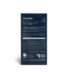 کاندوم بسیار نازک چرچیلز Churchills مدل Ultra Thin - بسته 12 عددی
