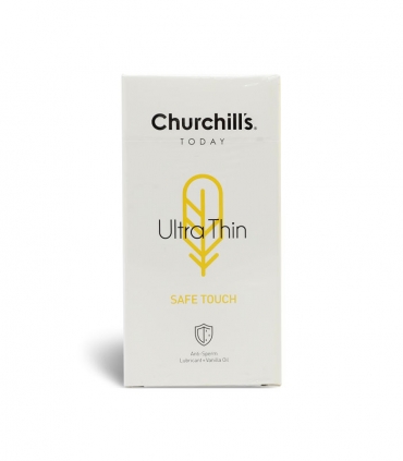 کاندوم بسیار نازک چرچیلز Churchills مدل Safe Touch - بسته 12 عددی