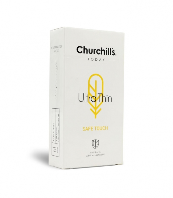 کاندوم بسیار نازک چرچیلز Churchills مدل Safe Touch - بسته 12 عددی