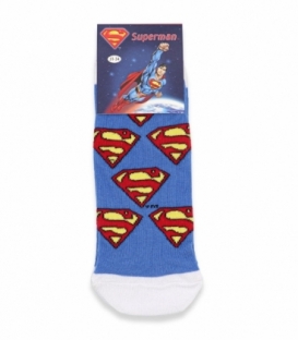 جوراب بچگانه مچی Çimpa چیمپا طرح سوپرمن آبی سفید