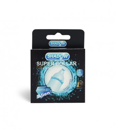 کاندوم خاردار شادو Shadow مدل Super Collar - بسته 1 عددی