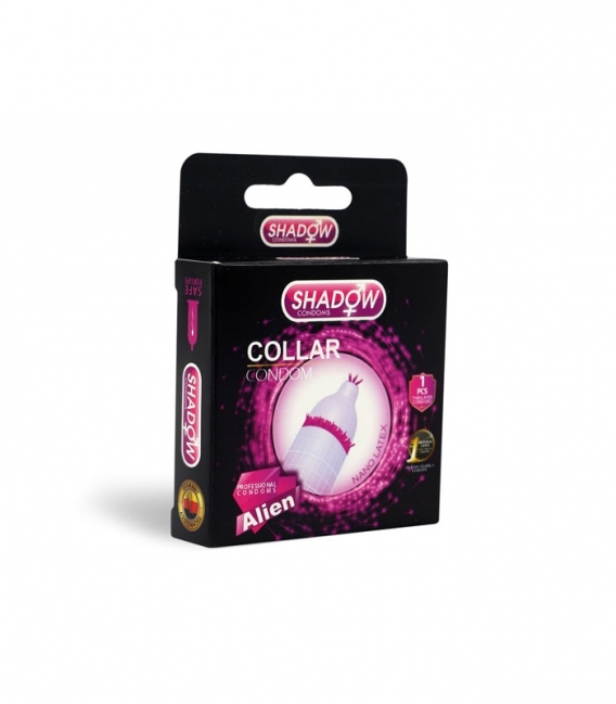 کاندوم خاردار تحریک کننده شادو Shadow مدل Collar - بسته 1 عددی