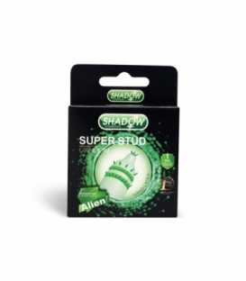 کاندوم خاردار تحریک کننده شادو Shadow مدل Super Stud - بسته 1 عددی