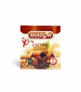 کاندوم شادو Shadow مدل Evening - بسته 3 عددی