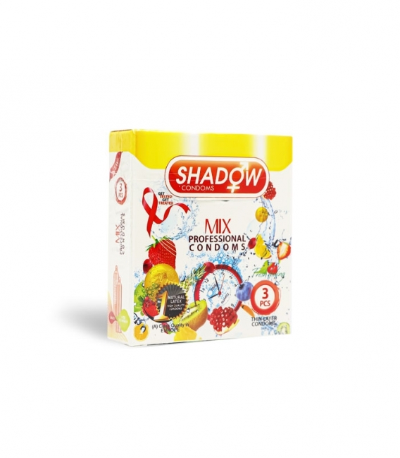 کاندوم شادو Shadow مدل Mix - بسته 3 عددی