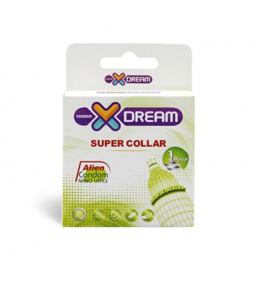 کاندوم خاردار ایکس دریم X Dream مدل Super Collar - بسته 1 عددی
