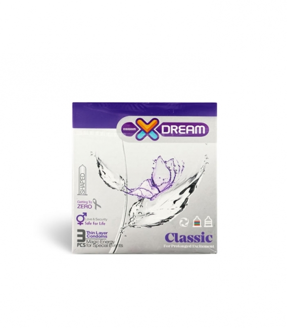 کاندوم ایکس دریم X Dream مدل Classic - بسته 3 عددی