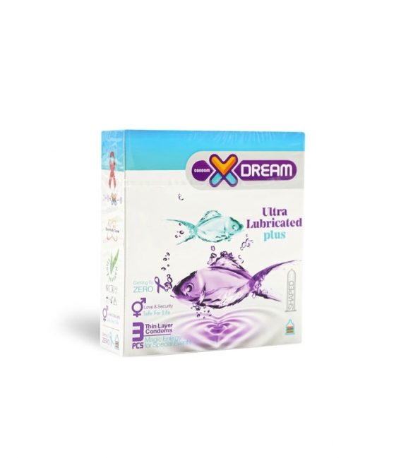 کاندوم ایکس دریم X Dream مدل Ultra Lubricanted Plus - بسته 3 عددی