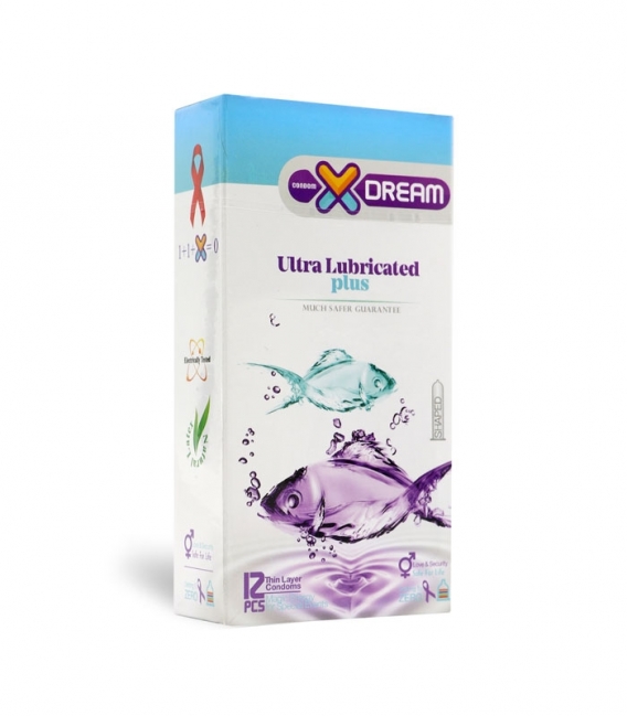 کاندوم ایکس دریم X Dream مدل Ultra Lubricanted Plus - بسته 12 عددی