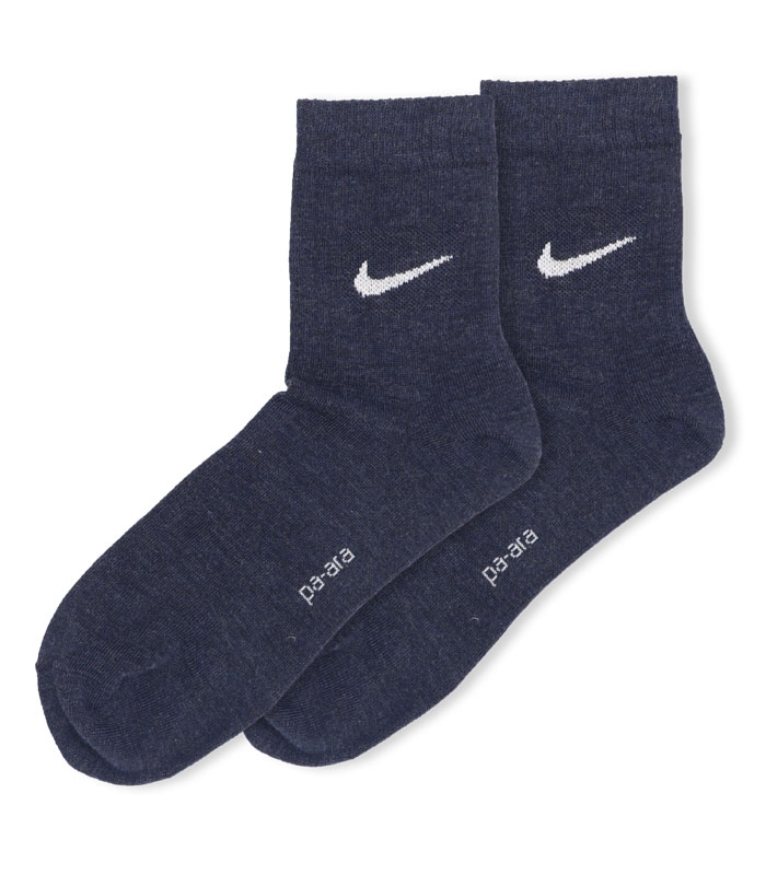 جوراب نیم ساق پاآرا طرح Nike سرمه‌ای
