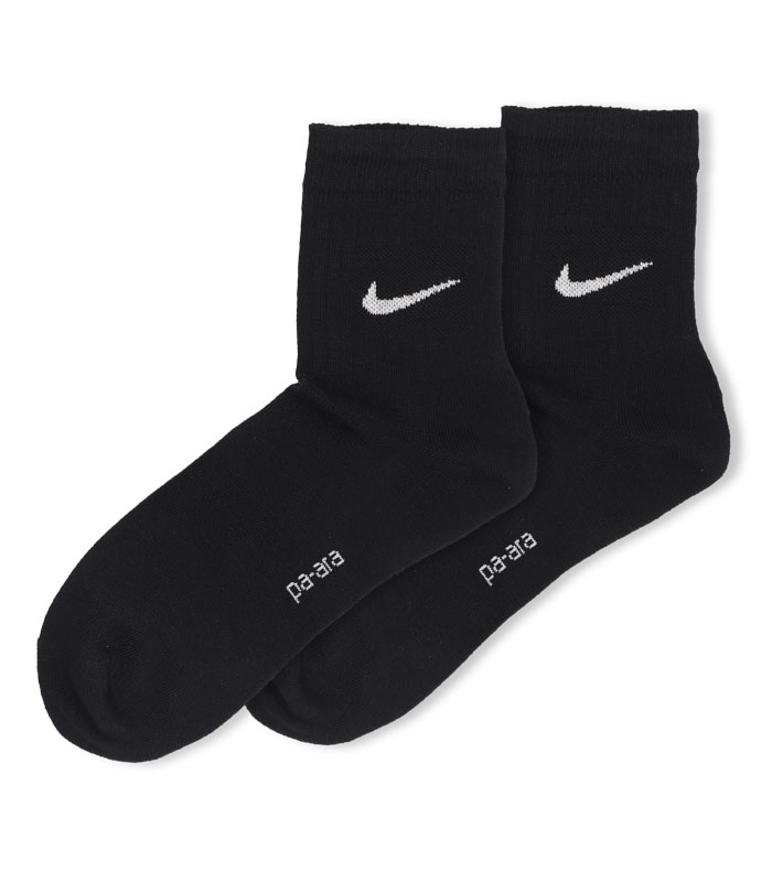جوراب نیم ساق پاآرا طرح Nike مشکی
