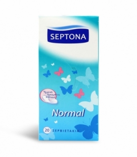 پد بهداشتی روزانه خیلی نازک Septona سپتونا مدل Normal - بسته 20 عددی
