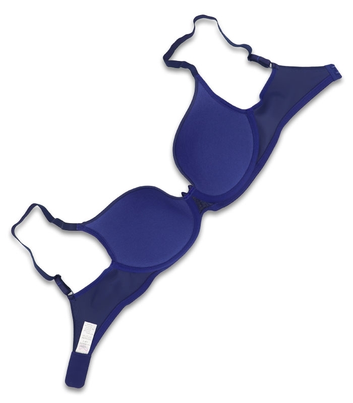 سوتین Neev نیو میکرو فایبر و دانتل کد 2019 سرمهای Navy