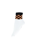 جوراب نیم ساق Chetic چتیک طرح نیمه شطرنجی سفید مشکی