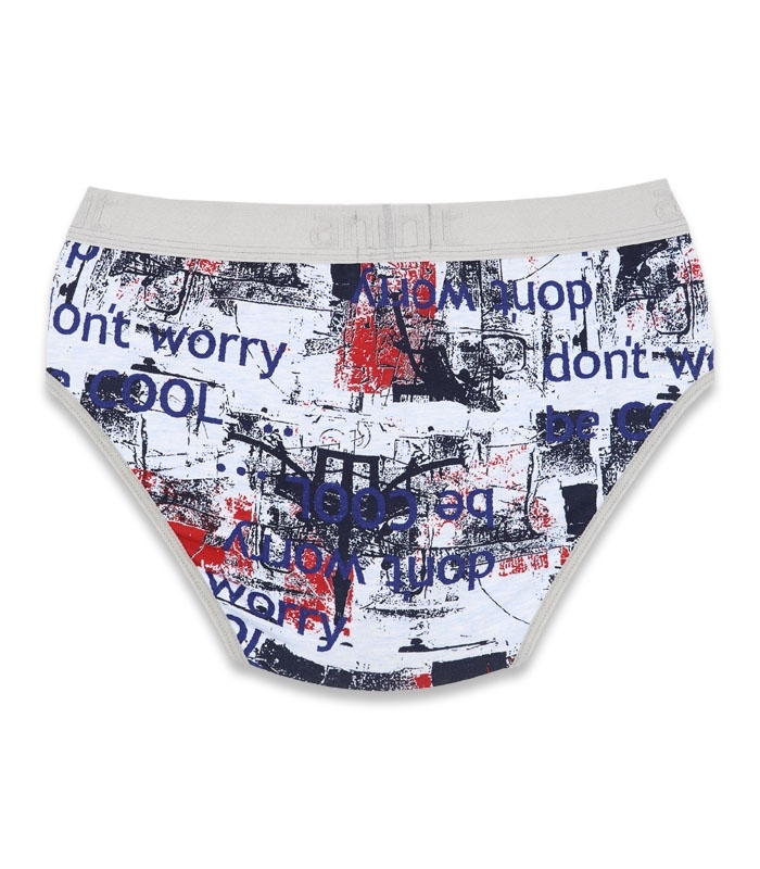 شورت مردانه نخی اسلیپ Anit آنیت کد 9925 طرح Don't Worry آبی روشن