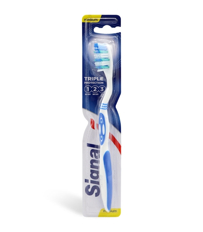 مسواک برس متوسط سیگنال Signal مدل Triple Protection سه کاره