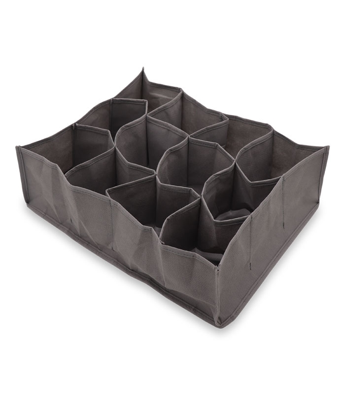 نظم دهنده کشو سایز 10×25×34 سانتی متر خاکستری