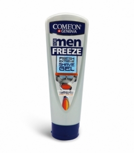 ژل اصلاح ریش مردانه مناسب پوست‌های خشک و حساس کامان Come'On مدل Fresh Extreme - حجم 200 میلی لیتر