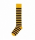 جوراب بالا زانو بچگانه نانو پاتریس طرح زنبوری زرد مشکی