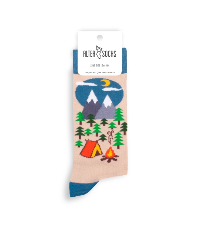 جوراب Alter Socks طرح کمپینگ