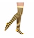 جوراب Alter Socks بالای زانو زرد و مشکی