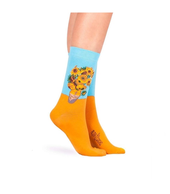 جوراب Alter Socks طرح گل آفتابگردان ونسان ون گوگ