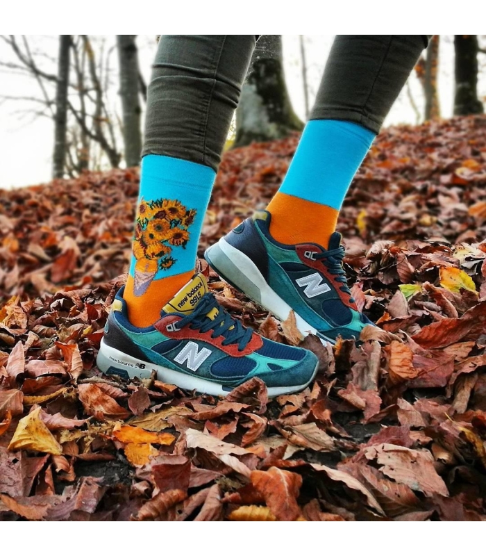 جوراب Alter Socks طرح گل آفتابگردان ونسان ون گوگ
