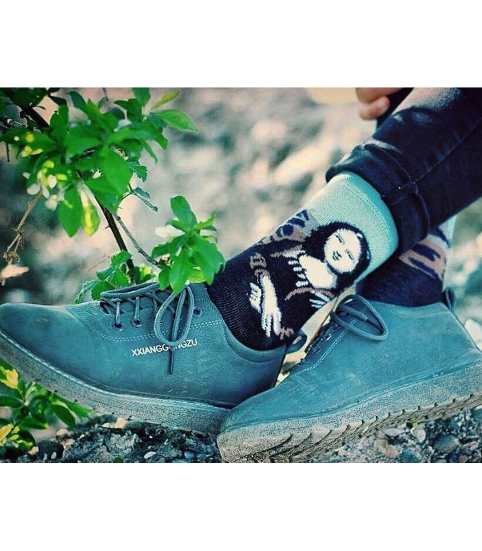 جوراب Alter Socks طرح مونا لیزا لئوناردو داوینچی