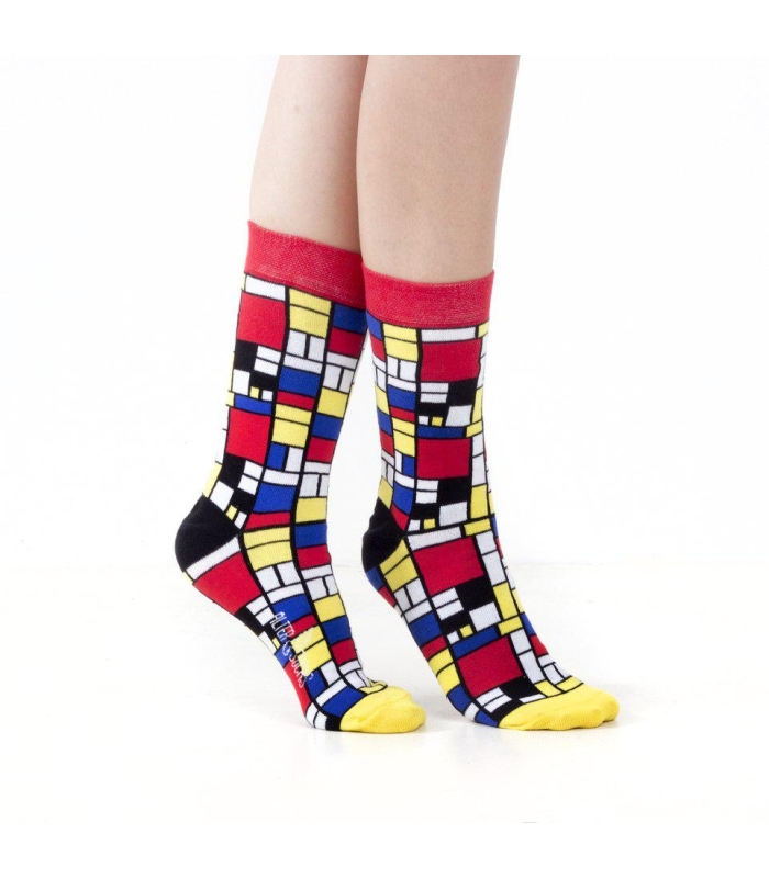 جوراب Alter Socks طرح پیت موندریان