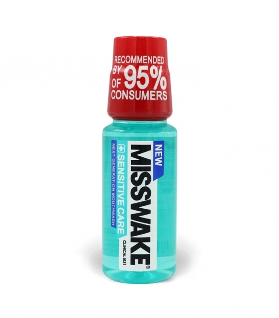 دهانشویه ضد حساسیت میسویک MISSWAKE مدل Sensitive Care - حجم 200 میلی لیتر