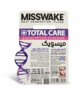 نخ دندان میسویک MISSWAKE مدل Total Care حاوی موم عسل - طول 50 متر