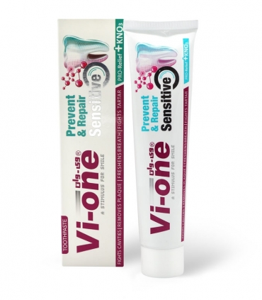خمیر دندان مخصوص دندان‌های حساس وی-وان Vi-one مدل Sensetive - وزن 90 گرم
