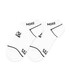 جوراب مچی طرح Fashion Socks سفید
