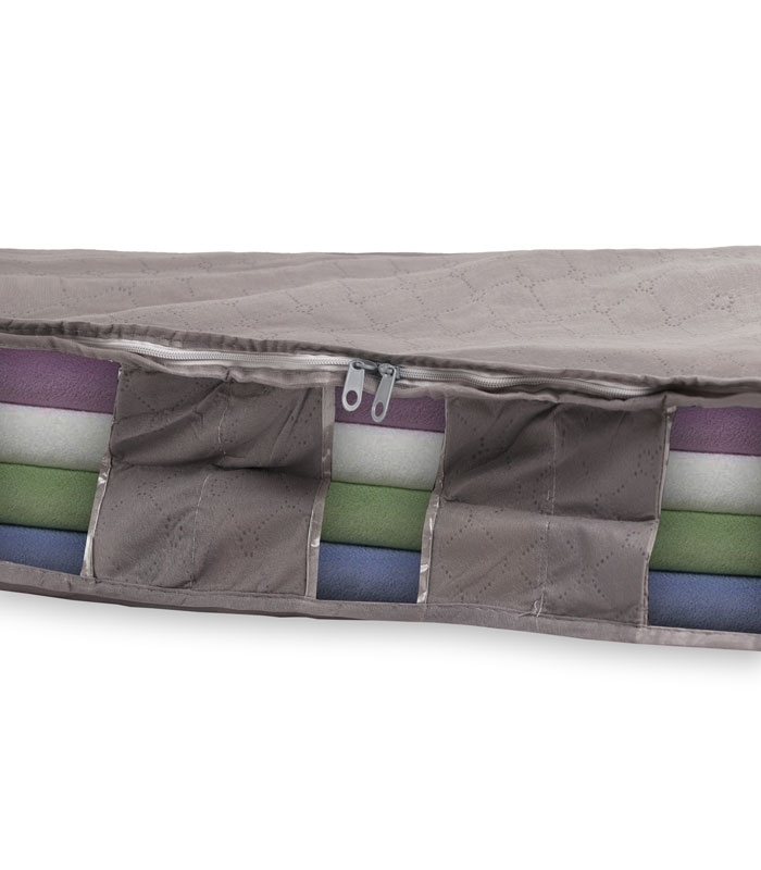 نظم دهنده زیر تختی سایز 15×34×97 سانتی‌متر خاکستری