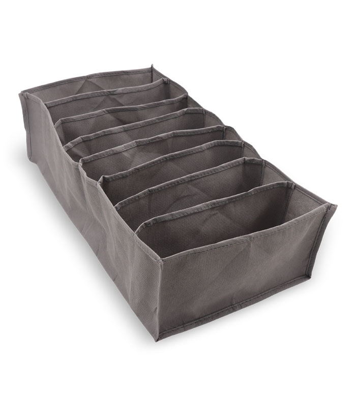 خرید نظم دهنده کشو کد 371 ابعاد 12×23×42 سانتی متر سایز M خاکستری