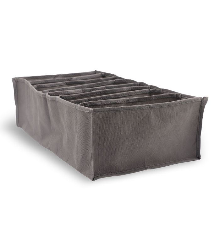 خرید نظم دهنده کشو کد 371 ابعاد 12×23×42 سانتی متر سایز M خاکستری