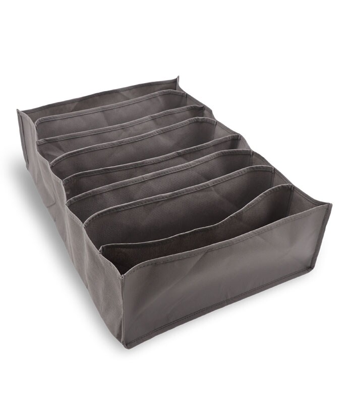 خرید نظم دهنده کشو کد 372 ابعاد 12×30×42 سانتی متر سایز L خاکستری